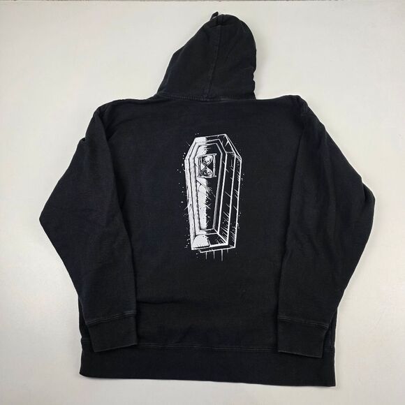 Unus Annus Black Coffin Hoodie Memento Mori The End Countdown Limited Size XL - Picture 1 of 10